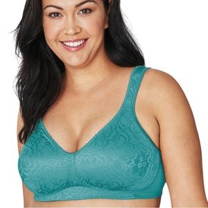 Playtex women’s ultimate lift and support wireless bra Teal Bra 38D EUC